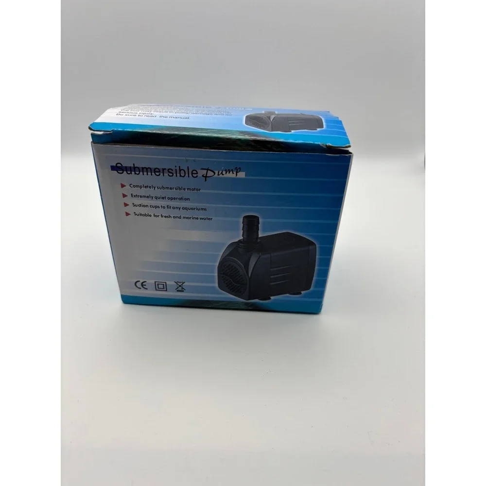 SongLong SL-403B Submersible Aquarium Pump 1500L/H 25W Koi Pond Water Pump Black